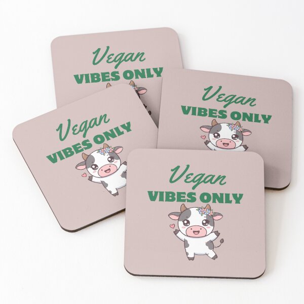 Item preview, Vegan Vibes Only Cow designed and sold by StilePazzia.