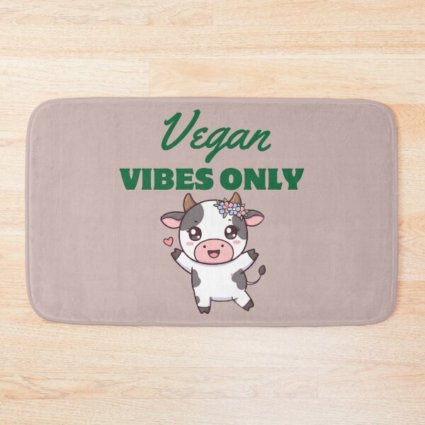 Item preview, Vegan Vibes Only Cow designed and sold by StilePazzia.