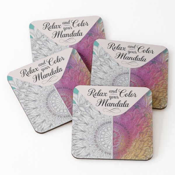 Item preview, Relax and Color your Mandala designed and sold by OnixDesign.