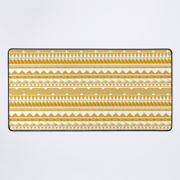 Item preview, White and Mustard Tribal Pattern designed and sold by Steeb757.