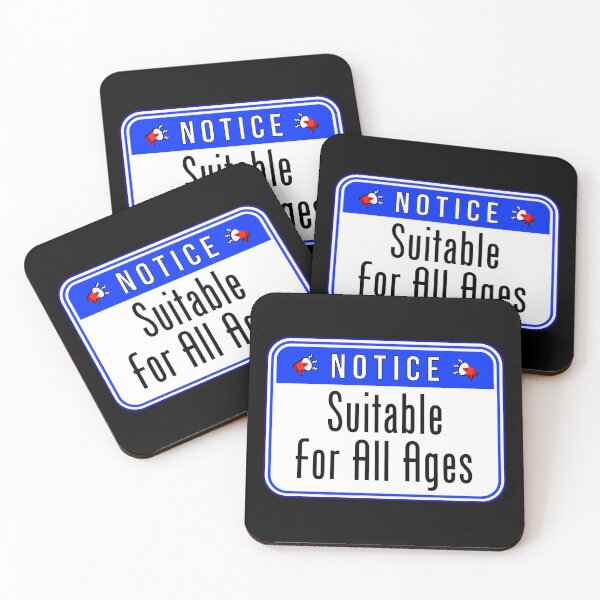 Item preview, NOTICE:  Suitable For All Ages - funny warning signs designed and sold by DesignsFromTW-S.
