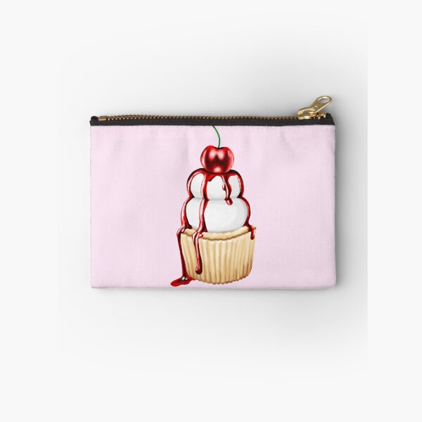 Item preview, A sweet cupcake with a cherry and cherry sauce designed and sold by katecheerycake.