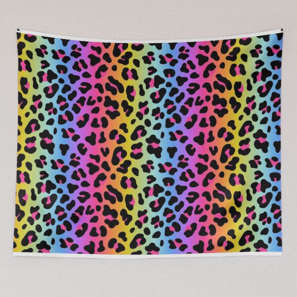 Item preview, Rainbow Cheetah Leopard Print designed and sold by ChainsArt.