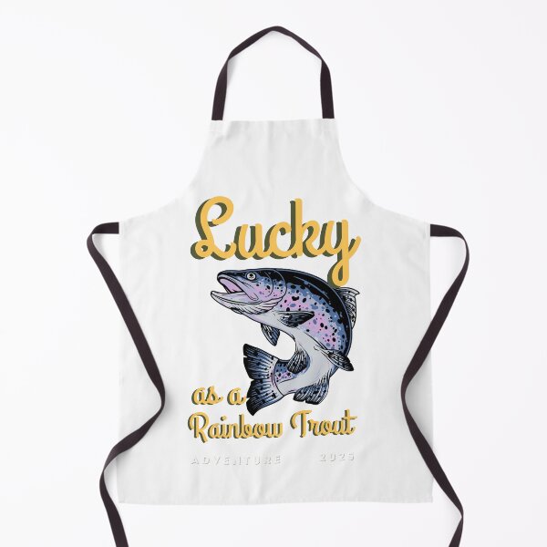 Item preview, Lucky as a Rainbow Trout designed and sold by SVALANART.