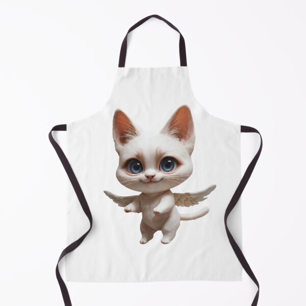 Item preview, Adorable Angel Cat – Floating Winged Kitten designed and sold by GeminiDaydreamer.