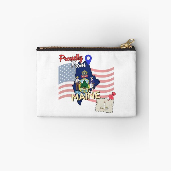 Item preview, Proudly from Maine - USA state design designed and sold by PHRASEandSTYLE.