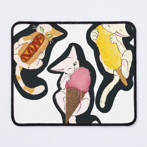 Item preview, Cats Gobbling (separate) designed and sold by Sikarii.