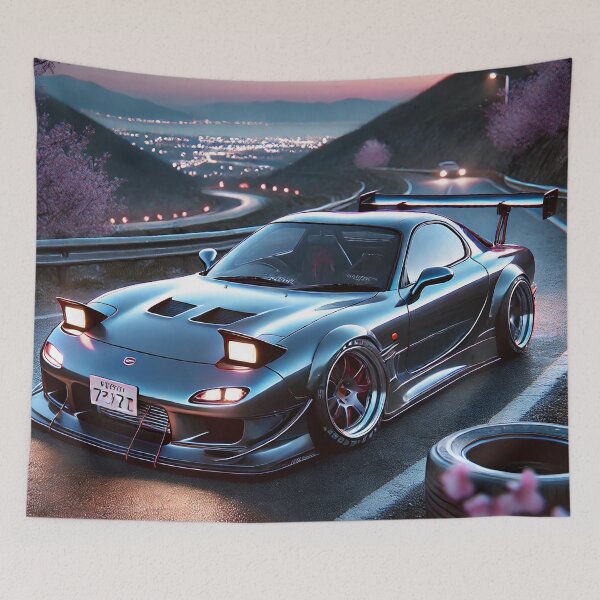 Item preview, Mazda RX-7 – The Rotary-Powered JDM Icon  designed and sold by BOOSTEDMERCH.
