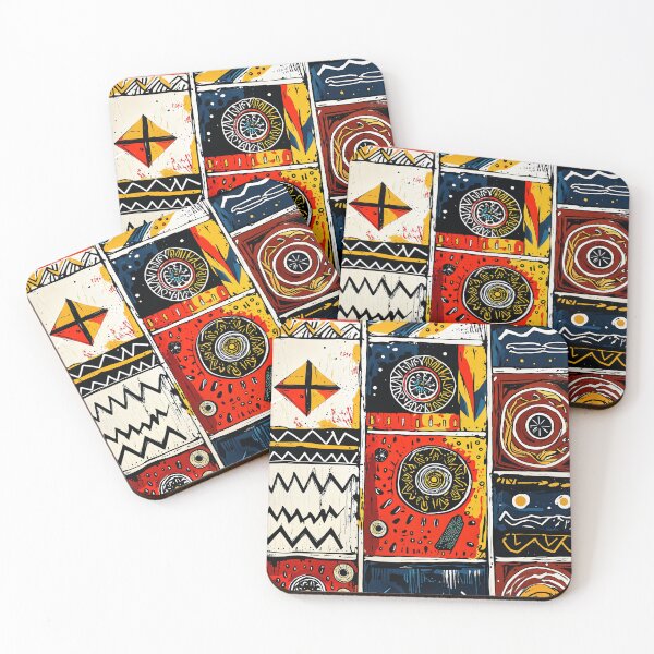 Item preview, Tribal Rhythm | Unleashed Vibrations of Color | Mystic Patterns designed and sold by Shopstract.