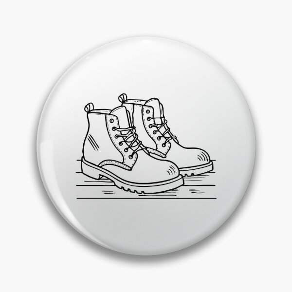 Item preview, A pair of worn leather boots resting on a wooden floor designed and sold by rasagamastore.