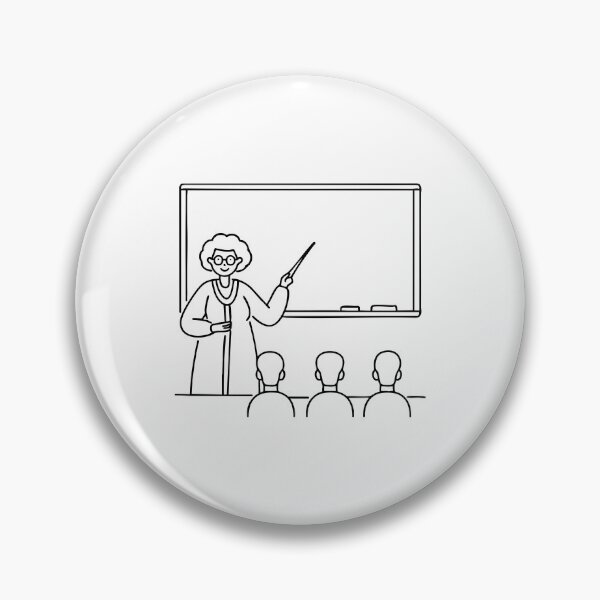 Item preview, Professor giving a lecture at a podium, with students taking notes designed and sold by rasagamastore.