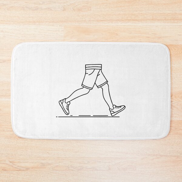 Item preview, Pair of running legs, mid-stride, wearing sneakers designed and sold by rasagamastore.