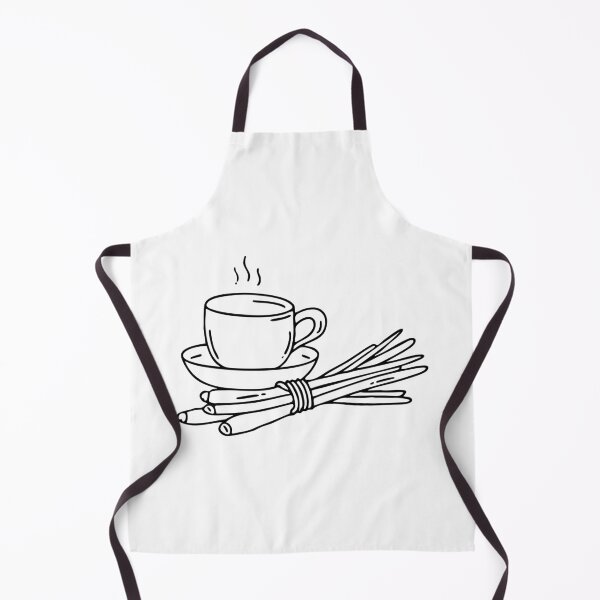 Item preview, Bundle of fresh lemongrass stalks tied with twine, placed beside a teacup designed and sold by rasagamastore.