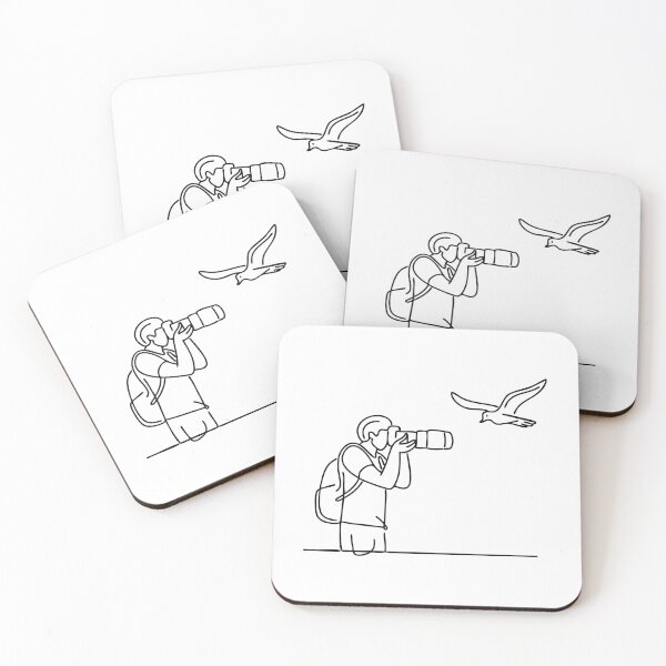 Item preview, A photographer uses a telephoto lens capturing a bird in flight from afar designed and sold by rasagamastore.