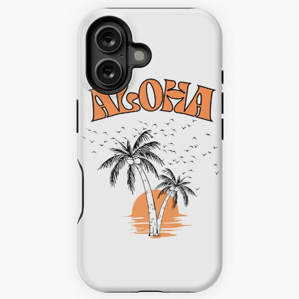 Aperçu de l'œuvre Palm Sunset Aloha créée et vendue par Paradise-Vibes.