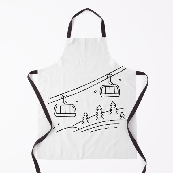 Item preview, Ski lift carrying people up a snowy mountain slope designed and sold by rasagamastore.