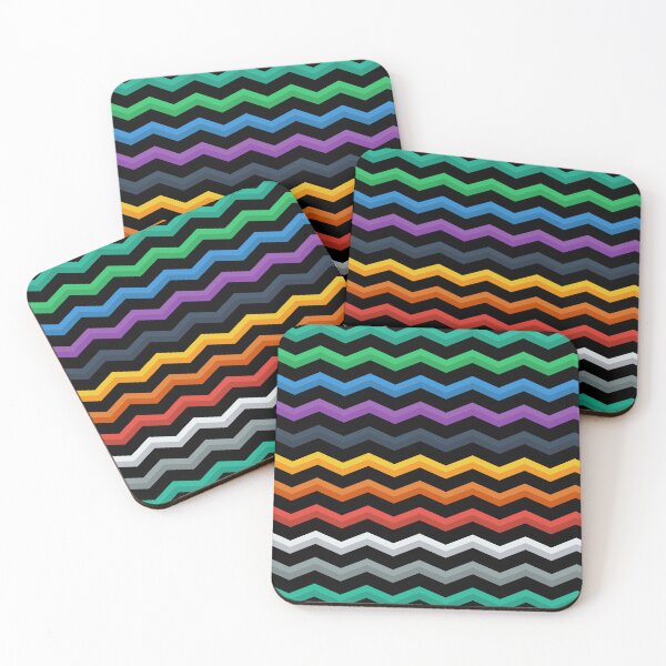 Item preview, Angular Waves: A Colorful Collision designed and sold by Rethrowback.