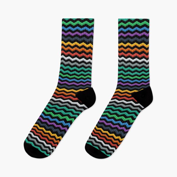 Item preview, Angular Waves: A Colorful Collision designed and sold by Rethrowback.