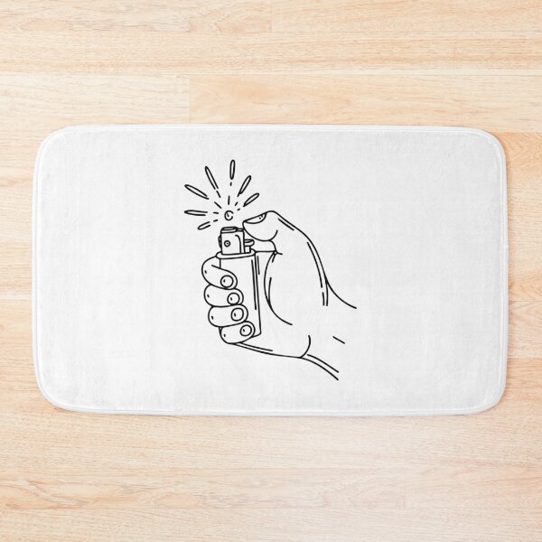Item preview, A hand flicking a lighter, creating a small spark designed and sold by rasagamastore.