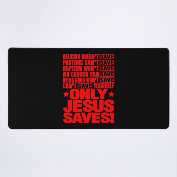 Item preview, Only Jesus Saves designed and sold by plushism.
