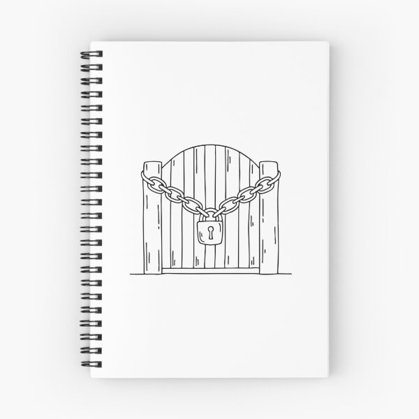 Item preview, A security link in a padlock securing a gate designed and sold by rasagamastore.