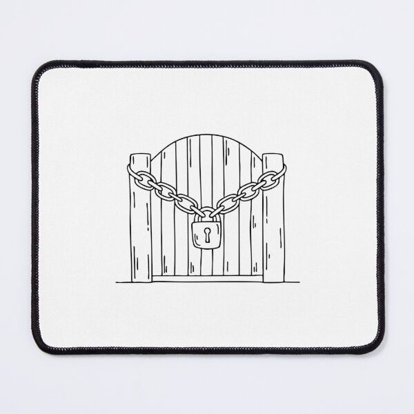 Item preview, A security link in a padlock securing a gate designed and sold by rasagamastore.
