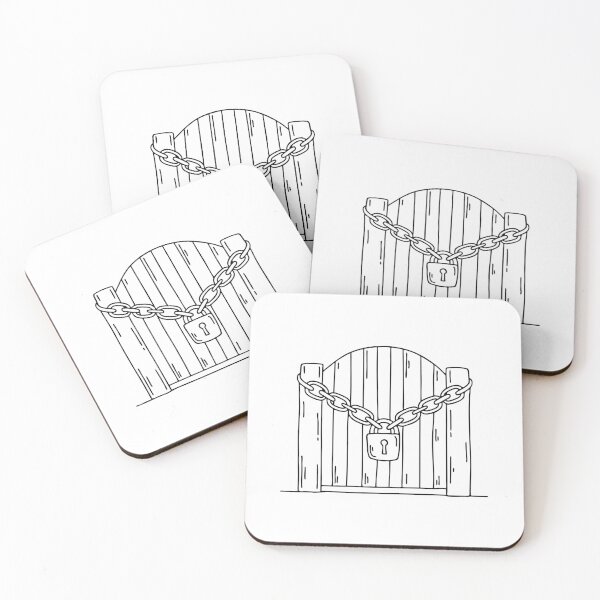 Item preview, A security link in a padlock securing a gate designed and sold by rasagamastore.