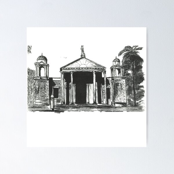 Item preview, Castlemaine Market Building designed and sold by Lisa-Murphy-Art.