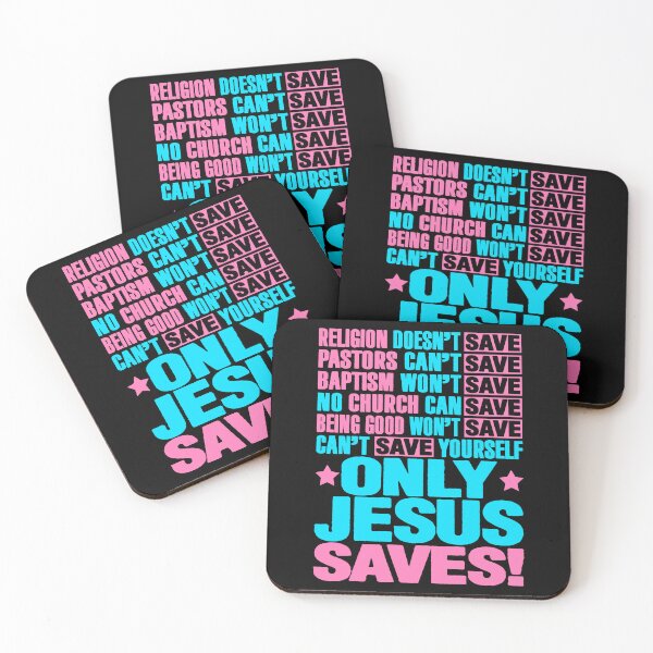 Item preview, Only Jesus Saves designed and sold by plushism.