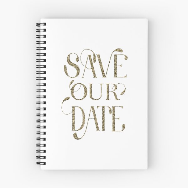 Item preview, Save Our Date Invitation design with elegant glitter style typography design designed and sold by Jdawnink.