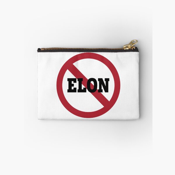 Item preview, No ELON  Round Anti-Elon Musk Bumper Sticker Decal For Tesla Owners! designed and sold by OpsDesing.