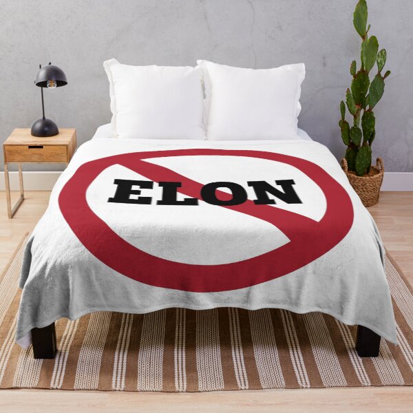 Item preview, No ELON Round Anti-Elon Musk Bumper Sticker Decal For Tesla Owners! designed and sold by OpsDesing.