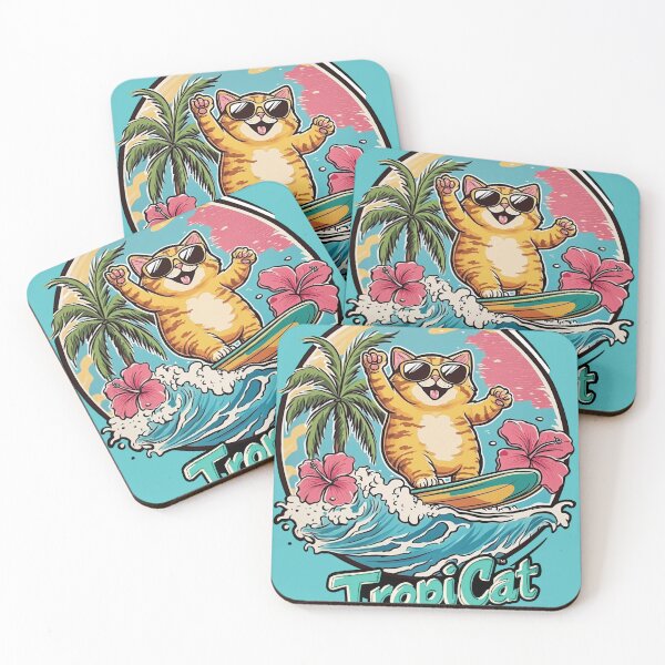 Item preview, TropiCat Hang Loose designed and sold by TropiCatArt.