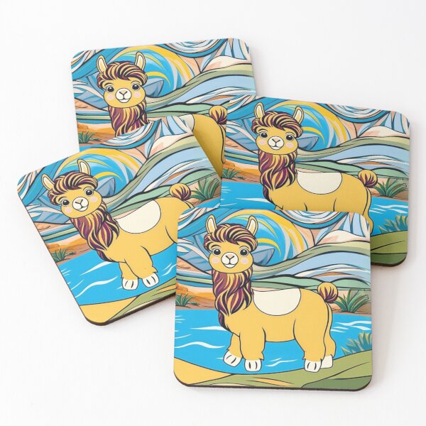 Item preview, Vangogh inspired Alpaca Artwork  designed and sold by Tayrenstars.