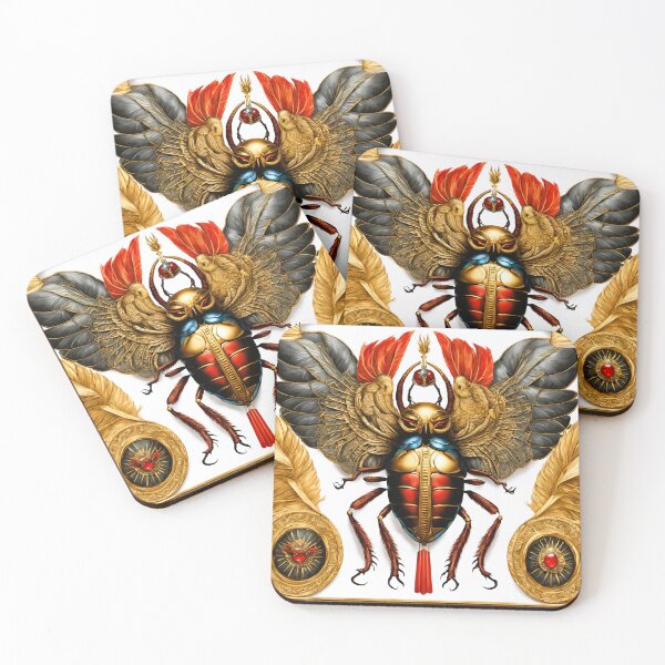 Item preview, Golden Scarab – Egyptian Metamorphosis from spooky to royal designed and sold by Atarac.