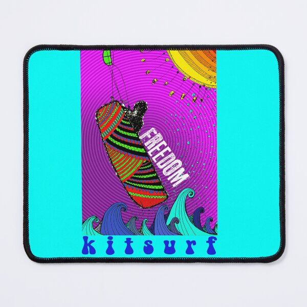 Item preview, Kitesurfing, extreme sports at sea in full color. Freedom designed and sold by YaninaArcoiris.