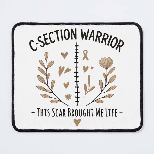 Item preview, C-Section Warrior – Proud of My Scar designed and sold by HandicraftArt.