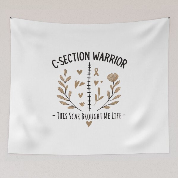 Item preview, C-Section Warrior – Proud of My Scar designed and sold by HandicraftArt.