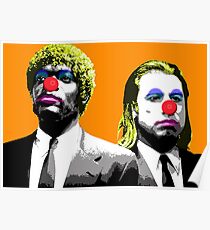 The clowns are coming to get you - Orange Poster