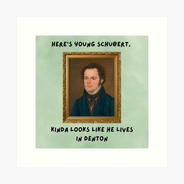 Item preview, Young Schubert designed and sold by elydoesmusic.