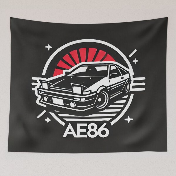 Item preview, Toyota AE86 – The Legendary JDM Drift Icon  designed and sold by BOOSTEDMERCH.