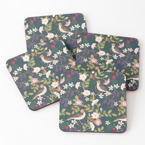 Item preview, Briar Rose and Blackberries - heritage inspired pattern by Cecca Designs designed and sold by Cecca-Designs.