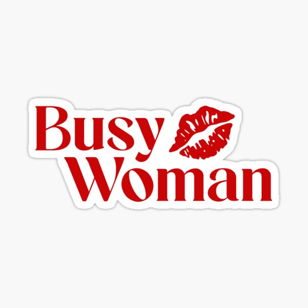 Item preview, busy woman red designed and sold by venus-print.