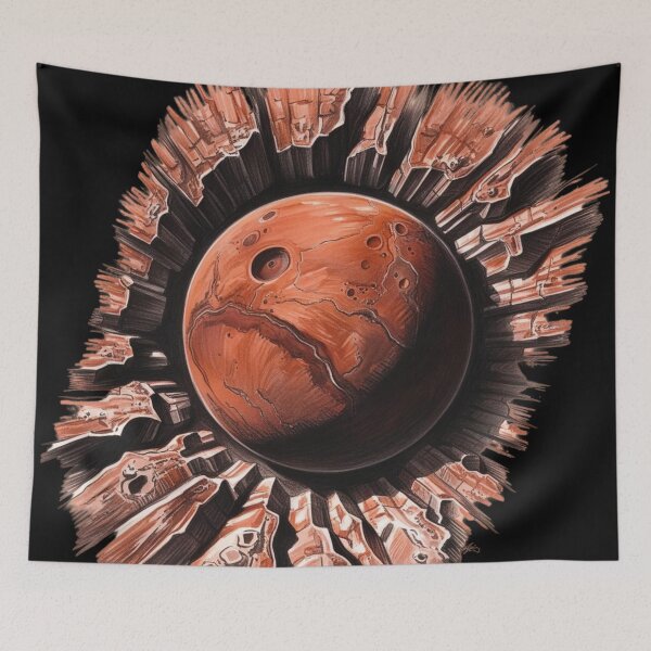 Item preview, Mars Planet designed and sold by Design_Your_Day.