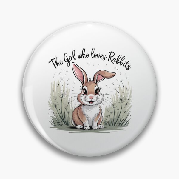 Item preview, The Girl Who Loves Rabbits  designed and sold by Bowbubble.