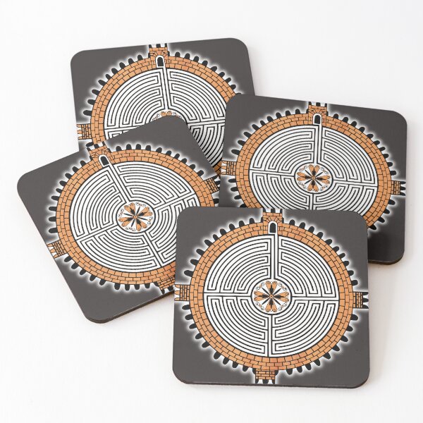Item preview, Thysdrus mosaic Labyrinth designed and sold by frederic Lecut.