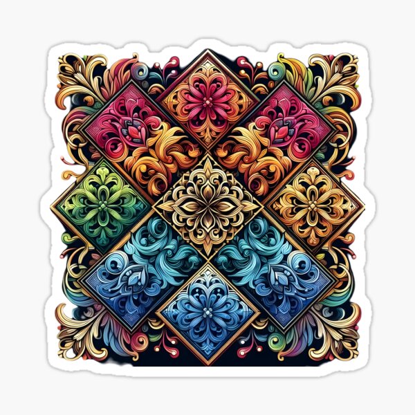 Item preview, Colorful Ornate Pattern designed and sold by pinnacleplus.