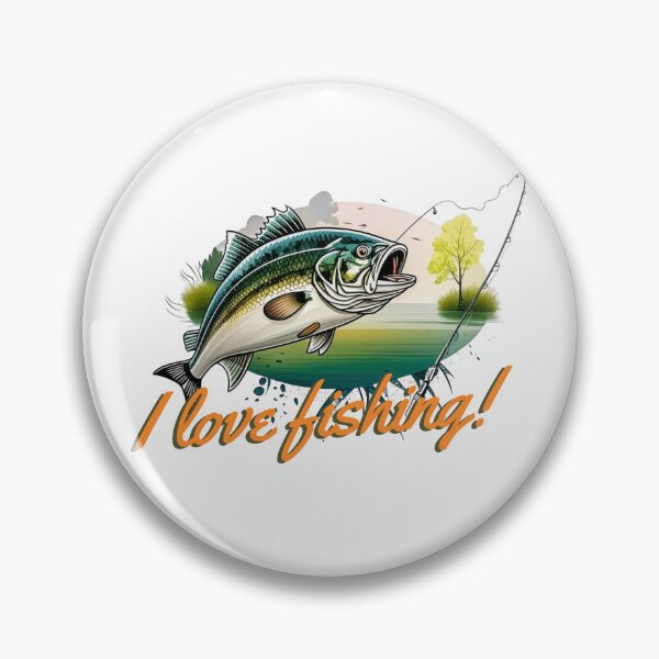 Item preview, I Love Fishing – Perfect Gift for Fishermen! designed and sold by SVALANART.