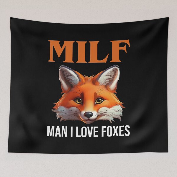 Item preview, MILF - Man I Love Foxes designed and sold by Cat Lady Designs.