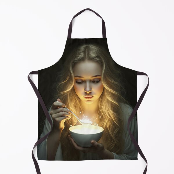 Item preview, Light Cereal - Woman with a Bowl of Light designed and sold by buglevel.